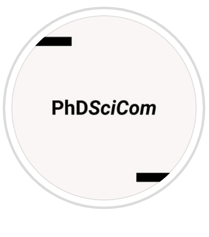 PhDSciCom Logo